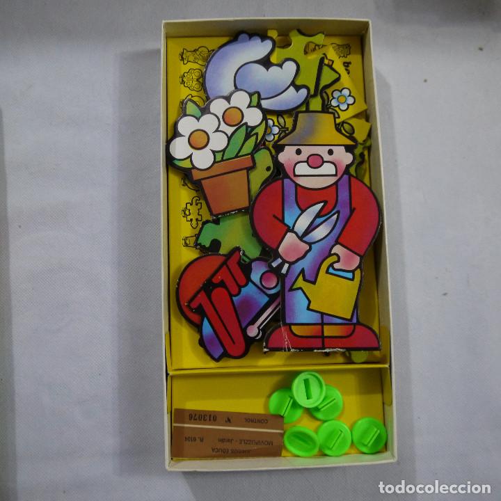 Puzzles: MOVI PUZZLE JARD&Iacute;N - EDUCA - 1982 - Foto 3