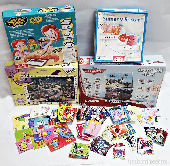 Puzzles: Gran lote de puzzles,naipe,cromos, incompletos. - Foto 1