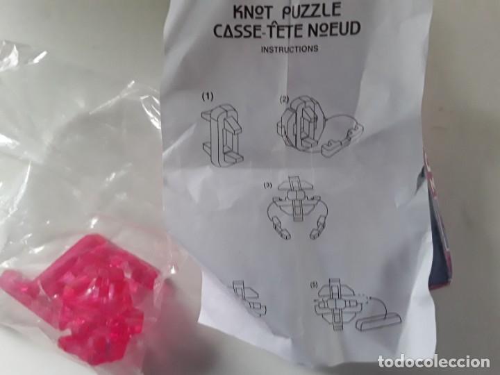 Puzzles: Puzzle rompecabezas 3D en pl&aacute;stico rosa. A&ntilde;os 80-90 - Foto 3