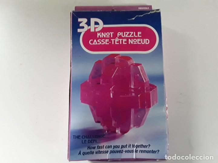 Puzzles: Puzzle rompecabezas 3D en pl&aacute;stico rosa. A&ntilde;os 80-90 - Foto 5