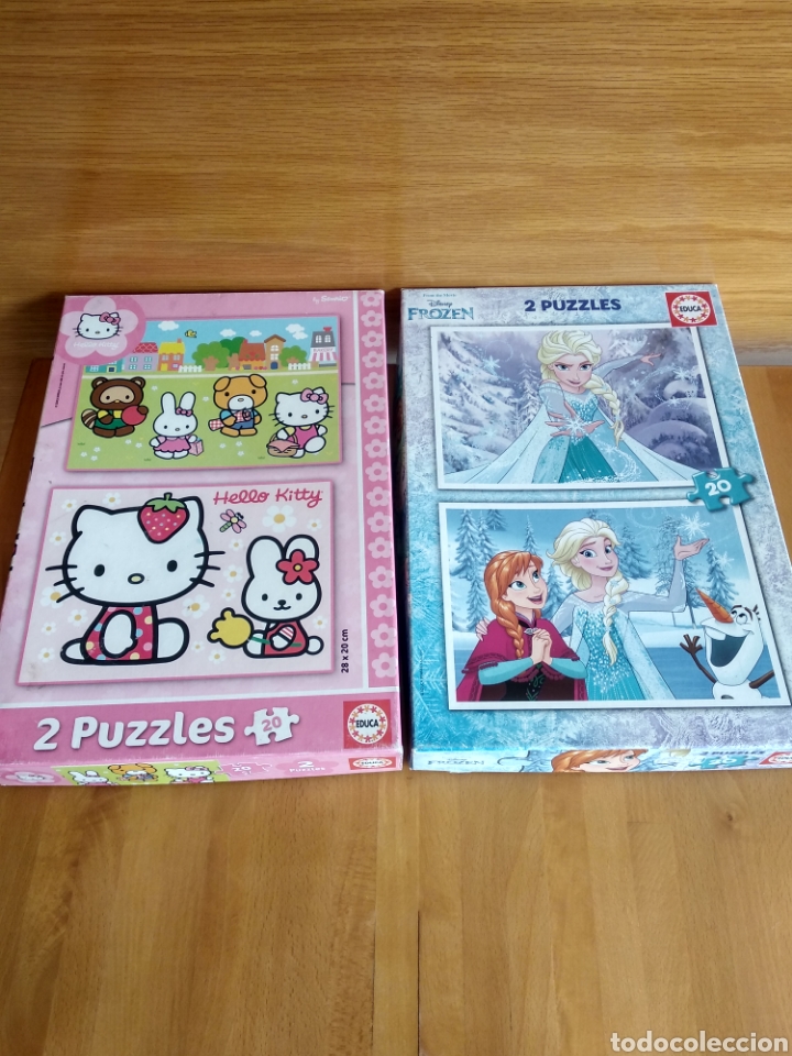 Puzzles: Puzzle Hello Kitty y puzzle FRozen. Educa - Foto 5