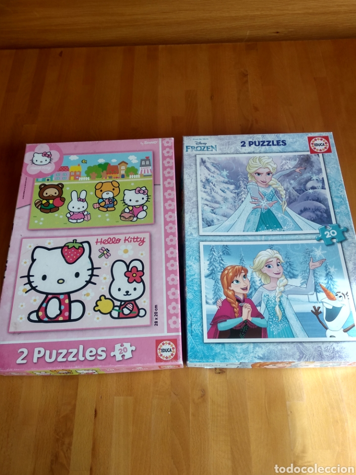 Puzzles: Puzzle Hello Kitty y puzzle FRozen. Educa - Foto 4