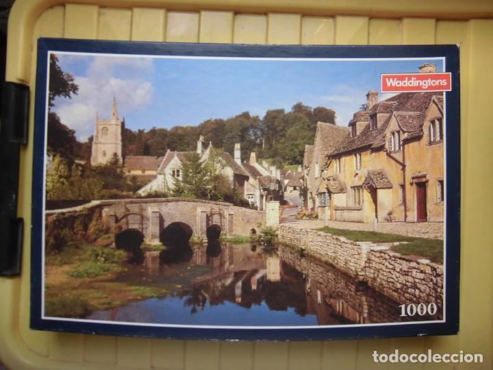 Puzzles: PUZZLE 1000 PIEZAS CASTLE COMBE INGLATERRA WADDINGTONS - Foto 1