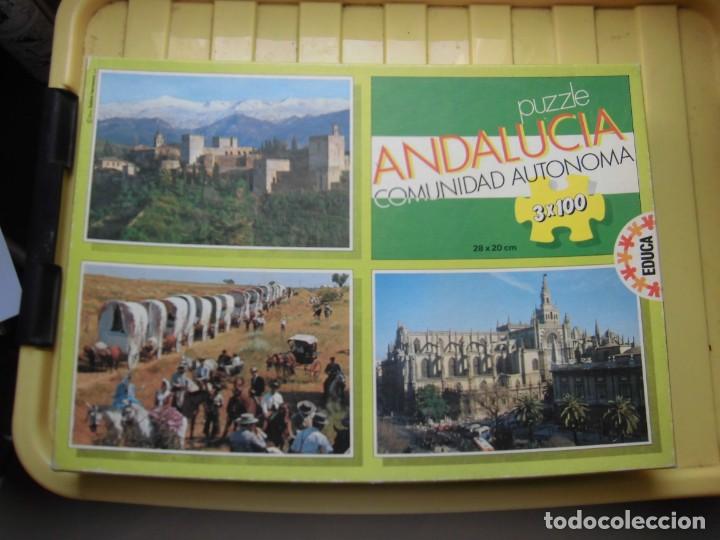 Puzzles: PUZZLE 3 X 100 PIEZAS ANDALUC&Iacute;A  EDUCA - Foto 1