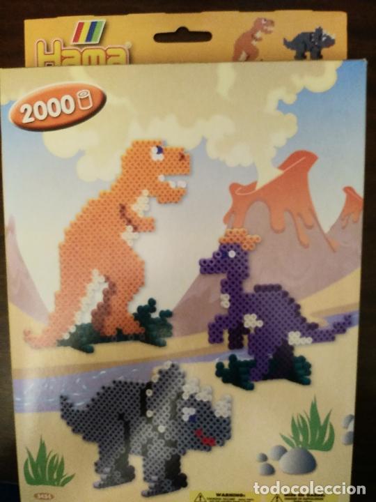 Puzzles: Hama dinosaurios 2000 ref 3443 midi nuevo a estrenar - Foto 1