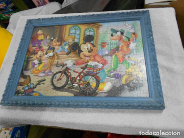 Puzzles: ANTIGUO PUZZLE MICKEY DE DISNEY ENMARCADO - Foto 1