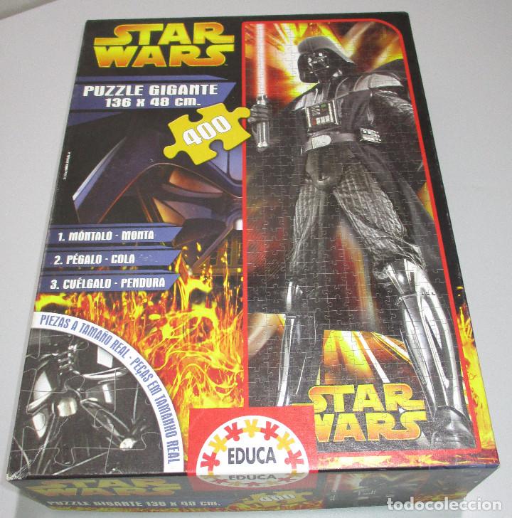 Puzzles: STAR WARS PUZZLE GIGANTE DARTH VADER - EDUCA / BORR&Aacute;S nuevo - Foto 1