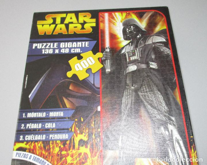 Puzzles: STAR WARS PUZZLE GIGANTE DARTH VADER - EDUCA / BORR&Aacute;S nuevo - Foto 2
