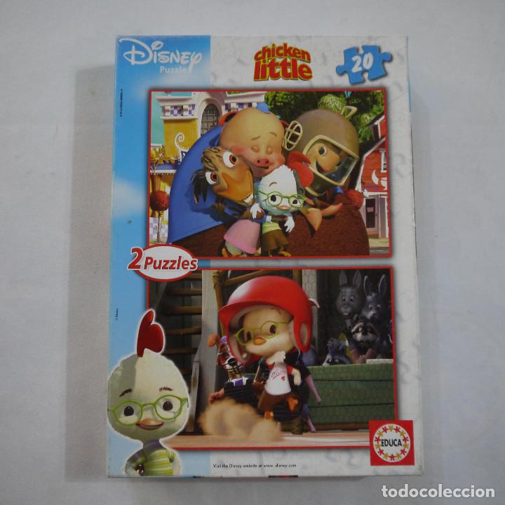 Puzzles: 2 PUZZLES DE 20 PIEZAS DE CHICKEN LITTLE - EDUCA - Foto 1