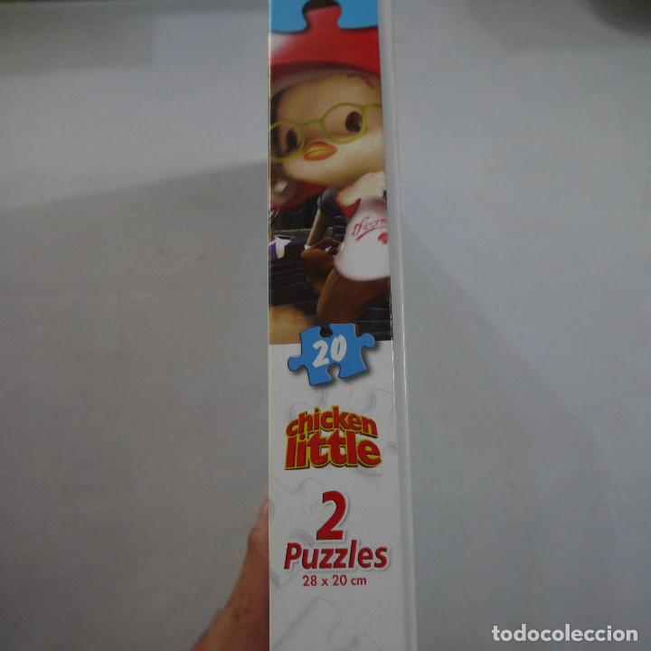 Puzzles: 2 PUZZLES DE 20 PIEZAS DE CHICKEN LITTLE - EDUCA - Foto 2