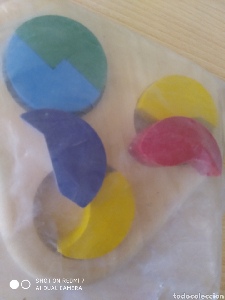 Puzzles: Juego madera 3 c&iacute;rculos. Nuevo Precintado - Foto 2