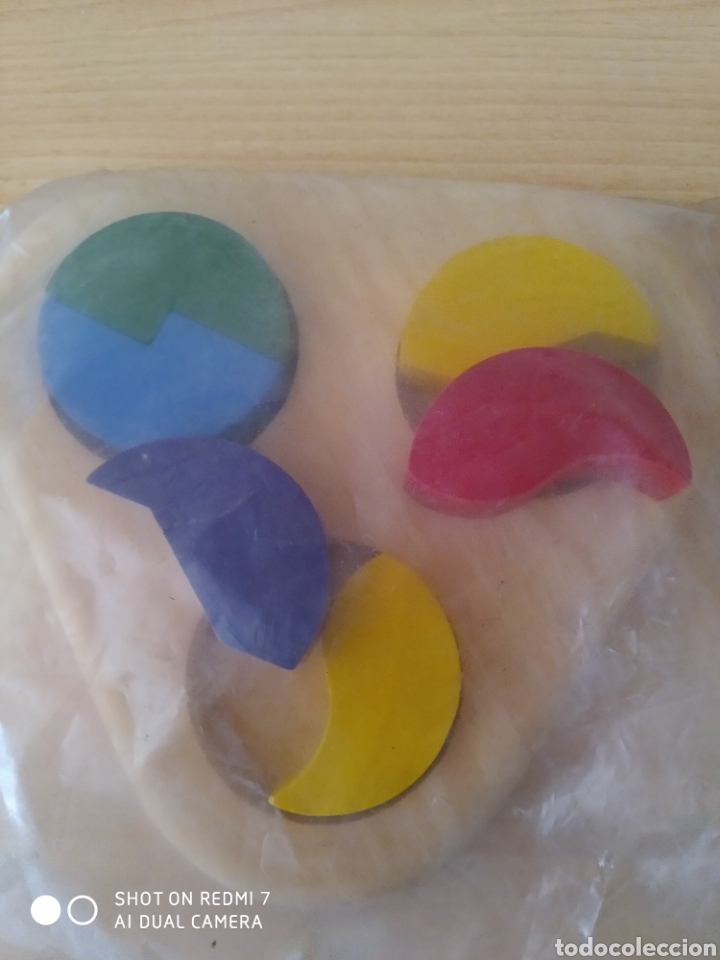 Puzzles: Juego madera 3 c&iacute;rculos. Nuevo Precintado - Foto 1