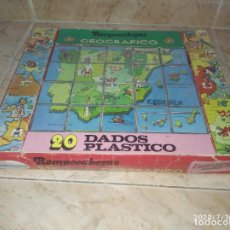 Puzzles: PUZZLE ROMPECABEZAS 20 CUBOS GEOGRAFICO PAPIROTS FABRICADO EN ESPAÑA