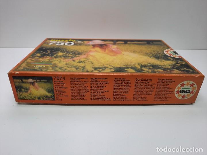Puzzles: MUCHACHA EN EL CAMPO REF 7674 EDUCA PUZLE COMPLETO PRECINTADO - Foto 6