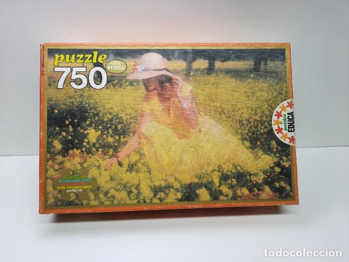Puzzles: MUCHACHA EN EL CAMPO REF 7674 EDUCA PUZLE COMPLETO PRECINTADO - Foto 1
