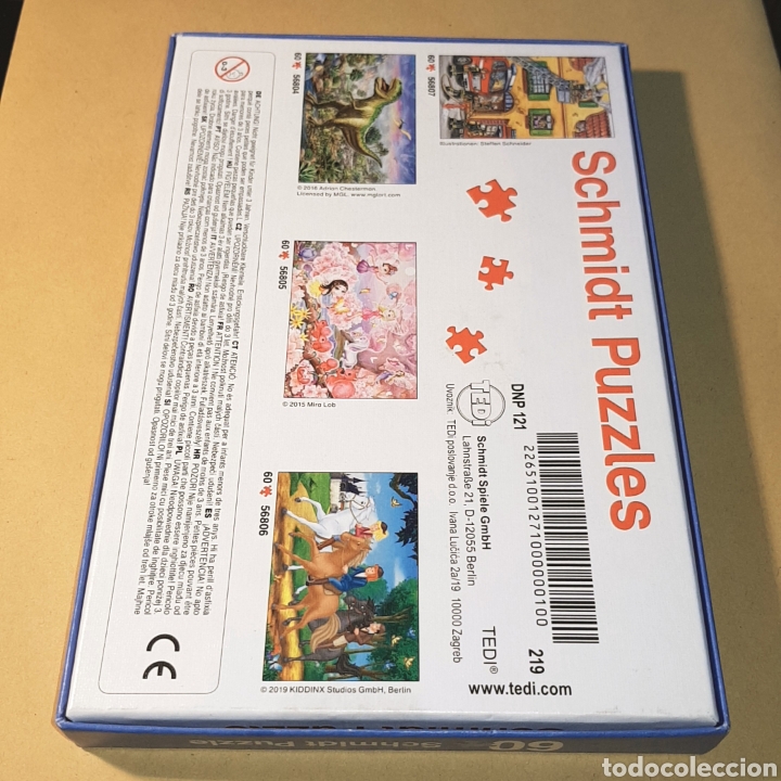 Puzzles: CAJA PUZZLE 60 PIEZAS. COMPLETO. 56807 - Foto 3
