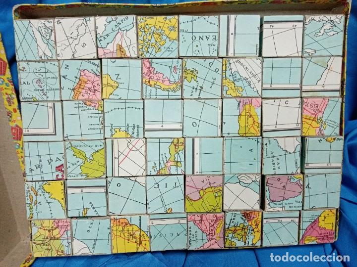 Puzzles: Puzzle antiguo del mapa, de Espa&ntilde;a y Portugal - Foto 2
