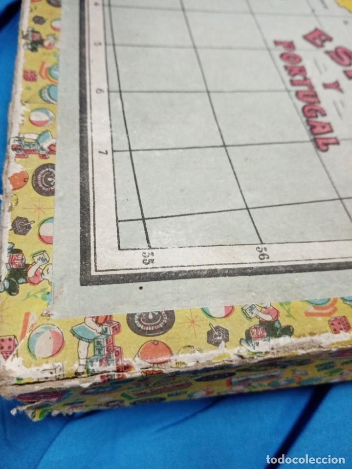 Puzzles: Puzzle antiguo del mapa, de Espa&ntilde;a y Portugal - Foto 4