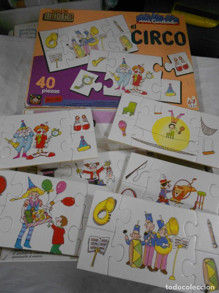 Puzzles: ANTIGUO JUEGO PUZZLES EL CIRCO - Foto 2