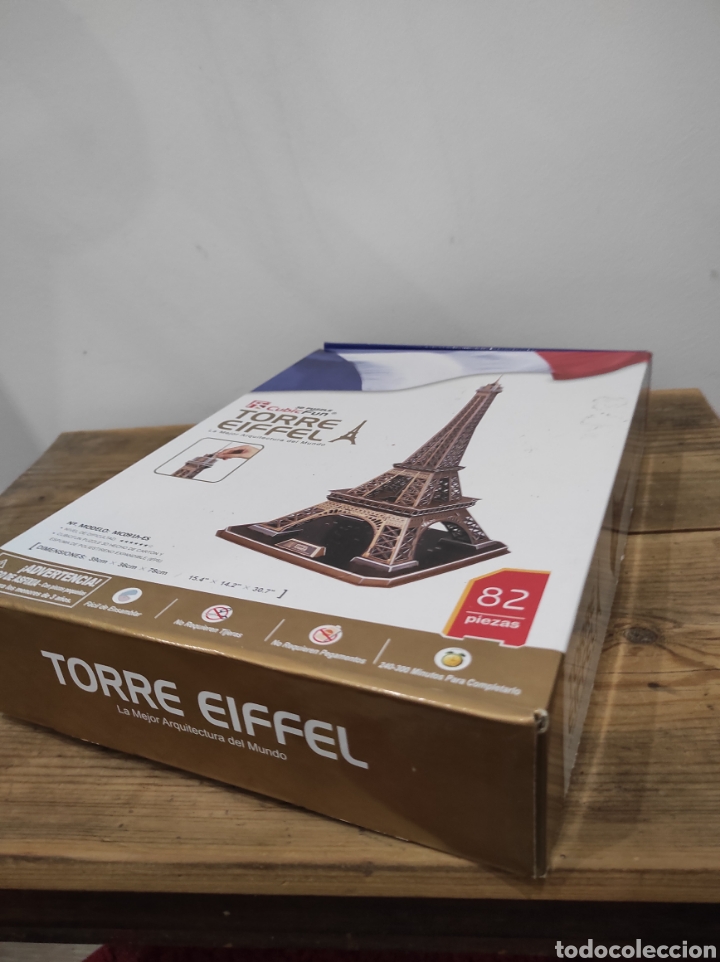 Puzzles: PUZZLE 3D CONSTRUYE TORRE EIFFEL, NUEVO, SIN JUGAR. - Foto 2