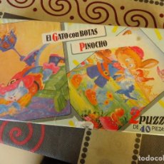 Puzzles: PUZZLE EL GATO CON BOTAS Y PINOCHO. Lote 232151220