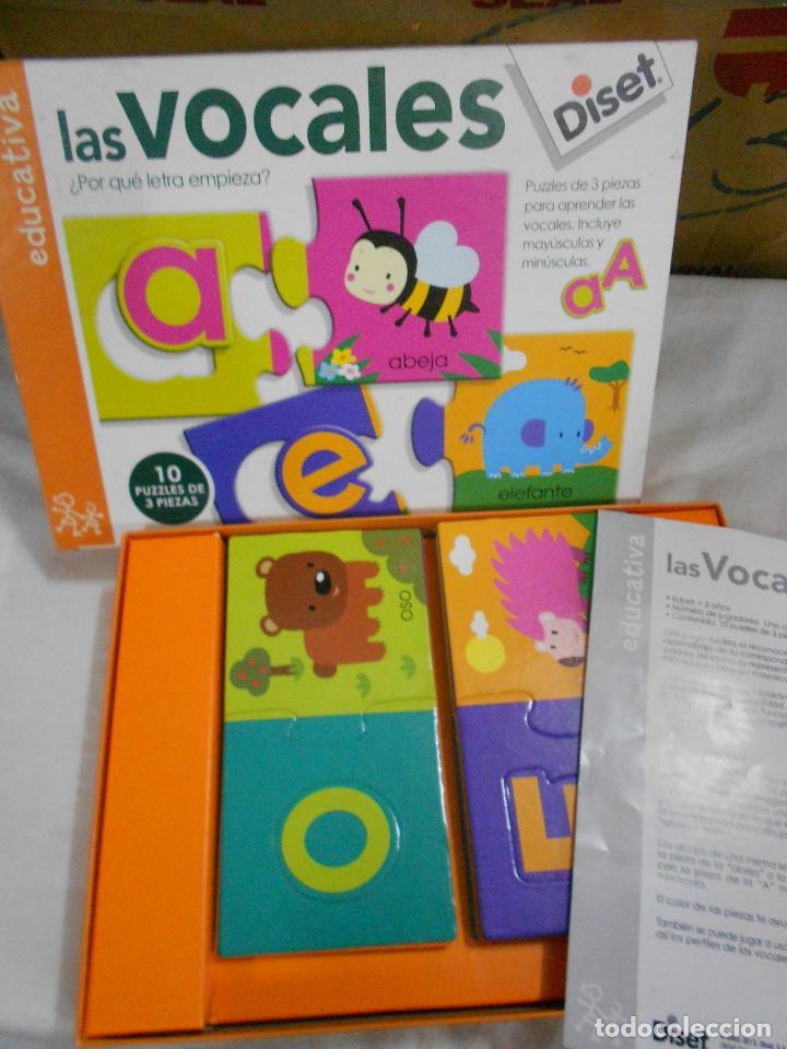 Puzzles: PUZZLE LAS VOCALES - Foto 1