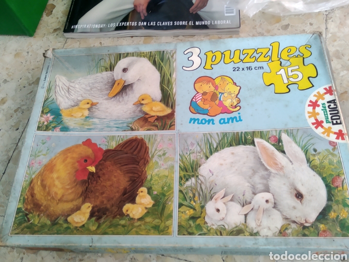 Puzzles: 4 puzzles de animales - Foto 1