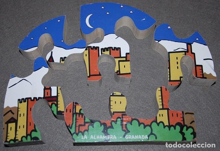 Puzzles: PUZZLER INFANTIL DE PIEZAS DE MADERA ALHAMBRA DE GRANADA - Foto 2