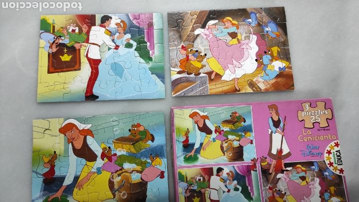 Puzzles: Puzzle de La Cenicienta a&ntilde;os 80 de Educa - Foto 1