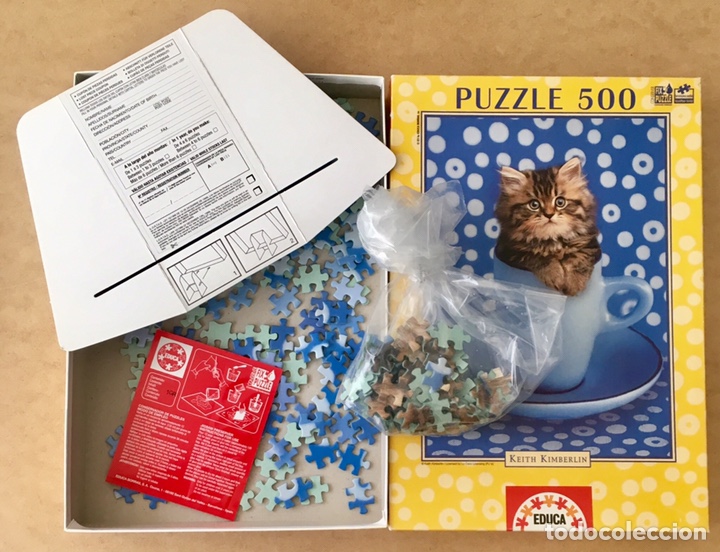 Puzzles: PUZZLE 500 EDUCA GATITO - K KIMBERLIN - Foto 3