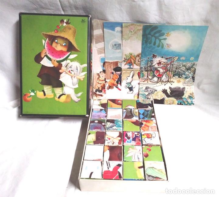 Puzzles: Rompecabezas Cubos dibujos de Ferrandiz a&ntilde;o 74 Edigraf, completo - Foto 1