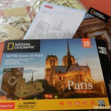Puzzli: NATIONAL GEOGRAPHIC - PUZZLE 3D - NOTRE-DAME DE PARIS - CUBICFUN.