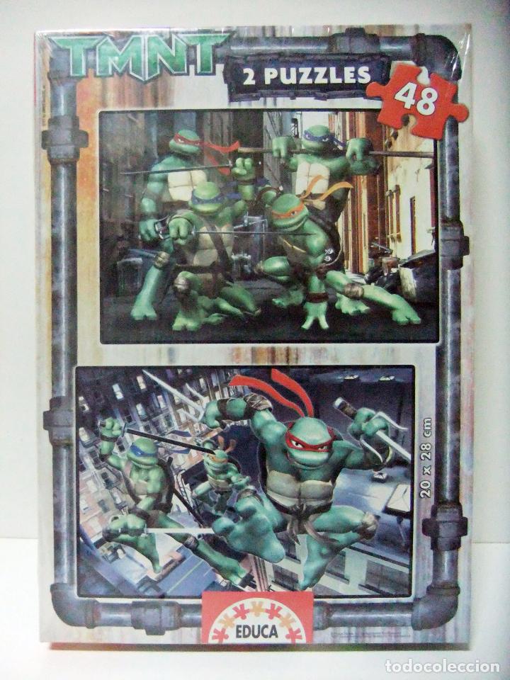 2 puzzles tmnt tortugas ninja educa borras 48 p - Compra venta en  todocoleccion