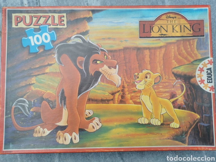 Puzzles: Puzzle Educa El Rey Le&oacute;n. 100 piezas - Foto 1