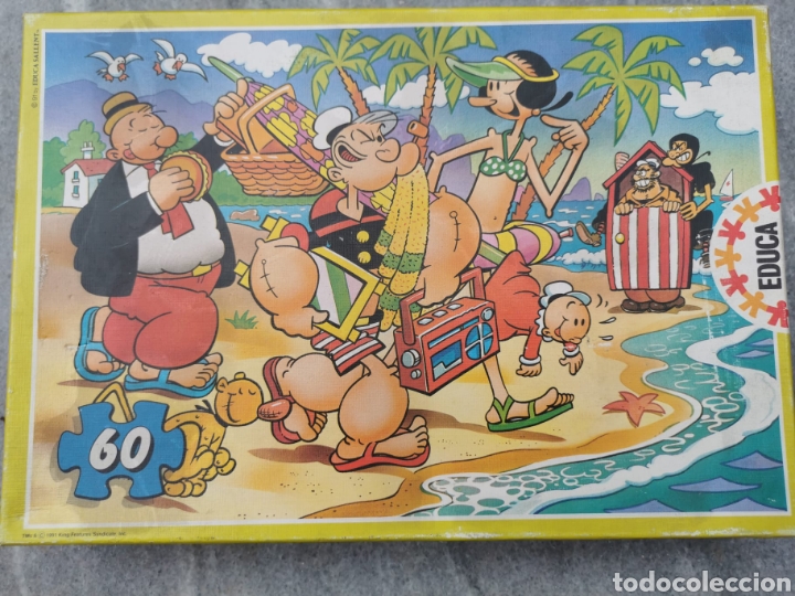 Puzzles: Puzzle Educa de Popeye. 60 piezas - Foto 1