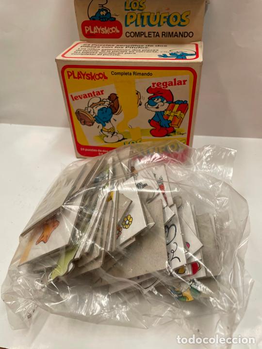 Puzzles: PUZZLE INFANTIL LOS PITUFOS DE PLAYSKOOL A&Ntilde;OS 70 - Foto 2
