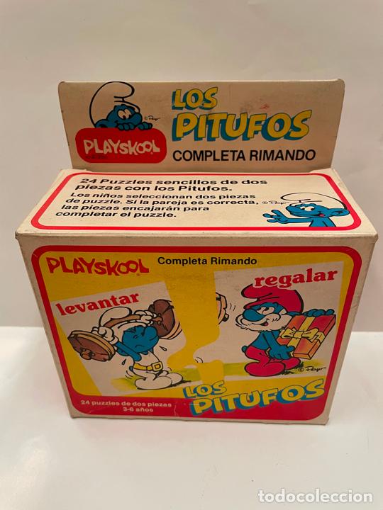 Puzzles: PUZZLE INFANTIL LOS PITUFOS DE PLAYSKOOL A&Ntilde;OS 70 - Foto 3