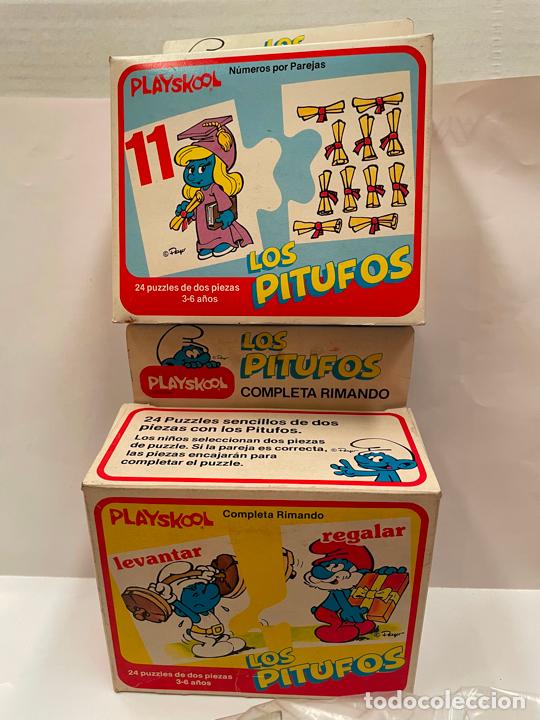 Puzzles: PUZZLE INFANTIL LOS PITUFOS DE PLAYSKOOL A&Ntilde;OS 70 - Foto 1