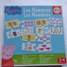 Puzzles: PUZZLE EDUCA -PEPPA PIG - LOS NÚMEROS , LOS NOMBRES - 40 PIEZAS . COMPLETO. Lote 267665354
