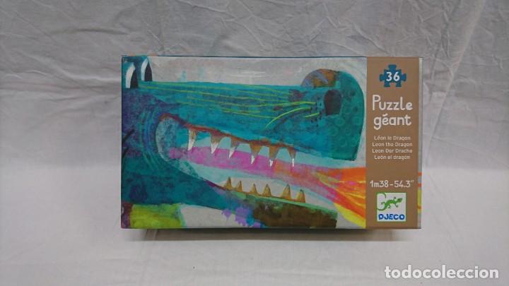Puzzles: PUZZLE GIGANTE, DJECO, LE&Oacute;N EL DRAGON - Foto 1