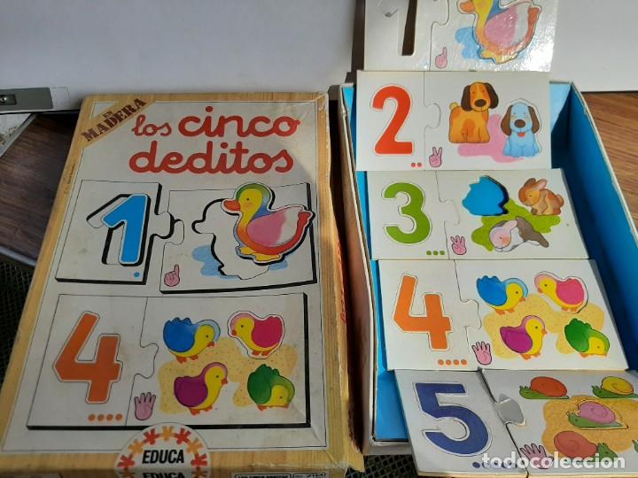 Puzzles: Los Cinco Deditos. EDUCA. - Foto 3