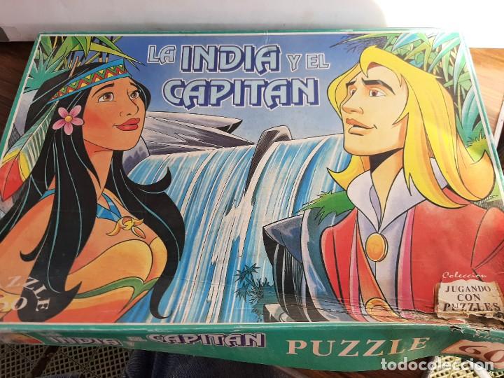 Puzzles: La India y el capit&aacute;n. Puzzle 60 piezas. - Foto 1