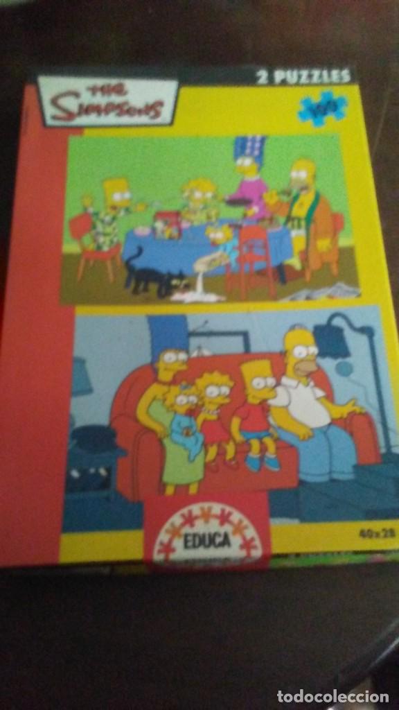 Puzzles: THE SIMPSON 2 PUZZLES 100 - EDUCA - Foto 1