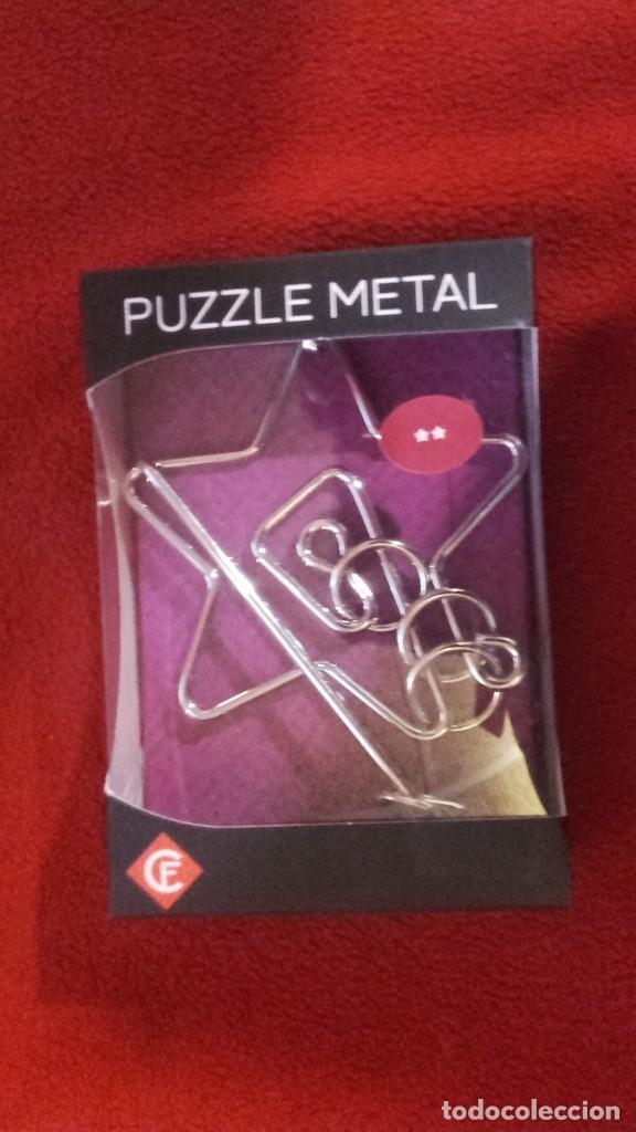 Puzzles: PUZZLE DE METAL CON SU SOLUCION EN SU CAJA - Foto 1