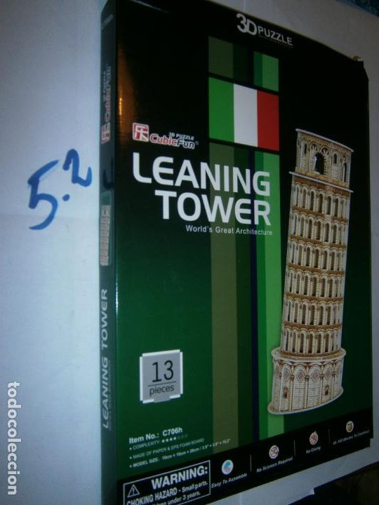 Puzzles: PUZZLE EN 3D - TORRE DE PISA - Foto 1