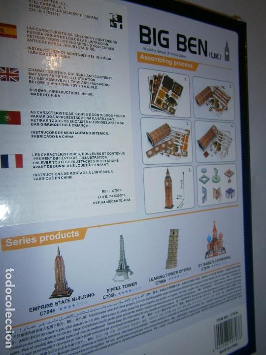 Puzzles: PUZZLE EN 3D - BIG BEN - Foto 2