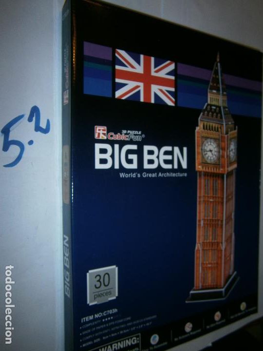 Puzzles: PUZZLE EN 3D - BIG BEN - Foto 1