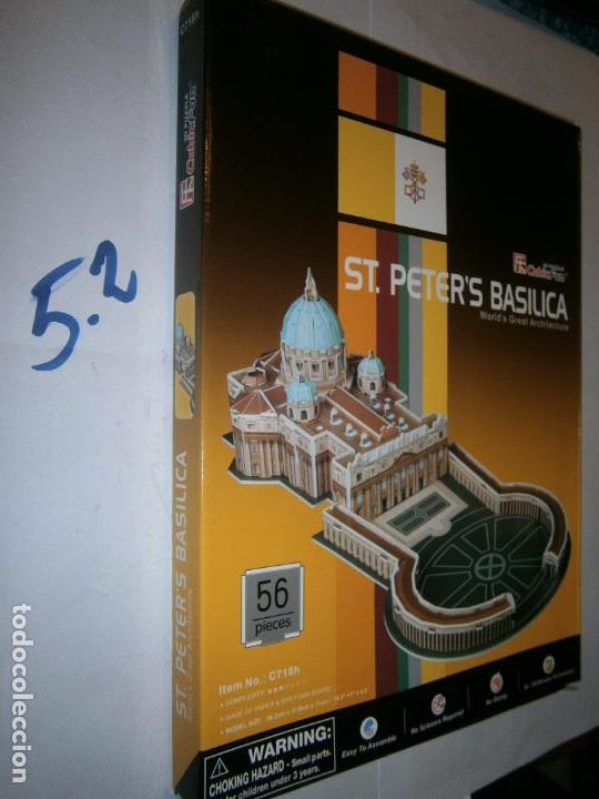 Puzzles: PUZZLE EN 3D - BASILICA ST. PETER&acute;S - Foto 1