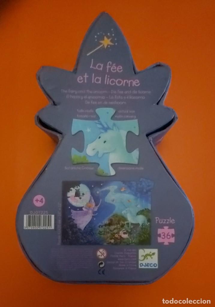 Puzzles: Puzzle el Hada y el Unicornio 36 Pc Djeco - Foto 3