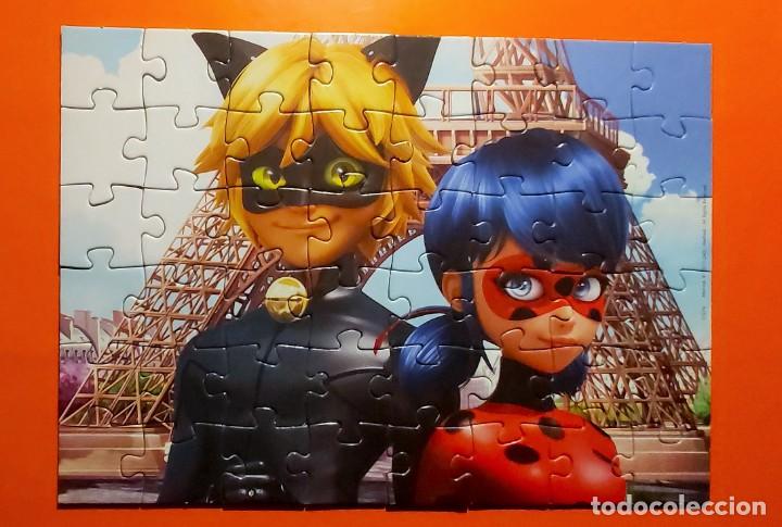 Puzzles: Puzzle Miraculous Las Aventuras de Ladybug 2 x 48 Pc Educa - Foto 3